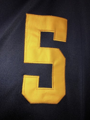 Jabrill Peppers #5 MICHIGAN WOLVERINES Navy Blue JORDAN Jersey YOUTH SIZE LARGE - Picture 5 of 18