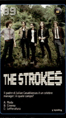 Esselunga StarZone card # 89 The Strokes