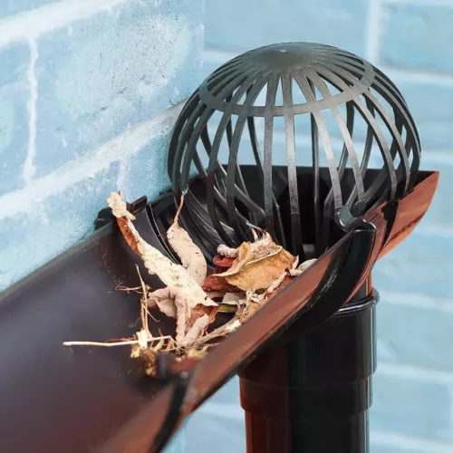 1/4PCS Gutter Downpipe Pipe Filter Dirt Guard Leaf and Debris Protection Cover - Picture 9 of 11