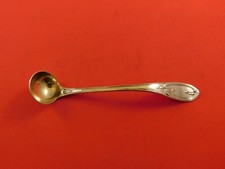 Olive by Gale and Caldwell Sterling Silver Mustard Ladle Goldwashed 5 3/8