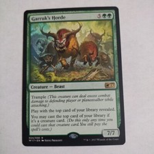 Mtg Garruk's Horde 024 W17