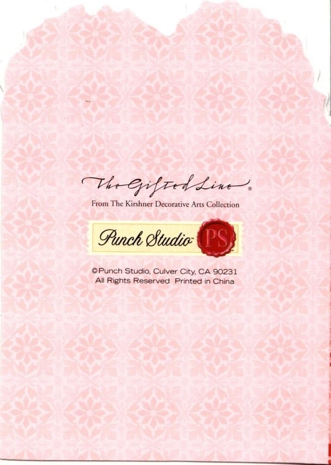 Tarjeta de nota en blanco troquelada Happy Valentine's Day White Lovebirds de Punch Studio Foto 2 de 3