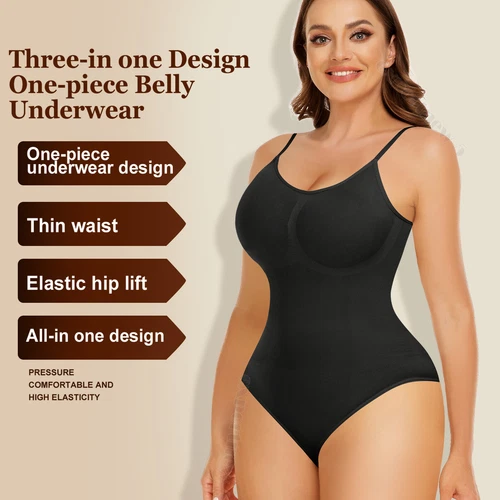 Women Shapewear Bodysuit Tummy Control Body Shaper Sculpting Snatched Waist Cami - Picture 4 of 48