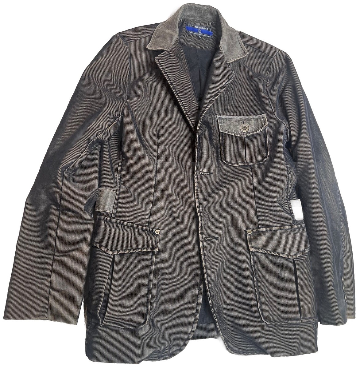 R.Newbold Corduroy Jacket Tan Black Men