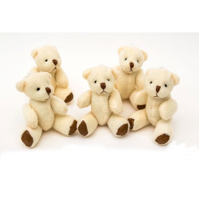 Neuf Ours En Peluche Blanc Petit Mignonne Doux Cadeau Anniversaire Noel Ebay