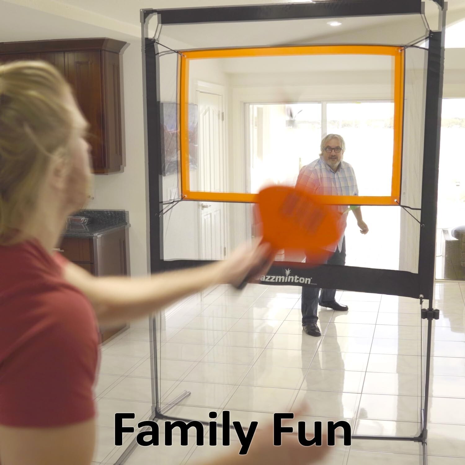 Jazzminton Sport - In & Out, No Boundaries - Similar to Pickleball, Badminton--