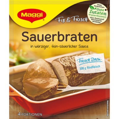 10 x MAGGI FIX for Sauerbraten/Braised beef New from Germany 