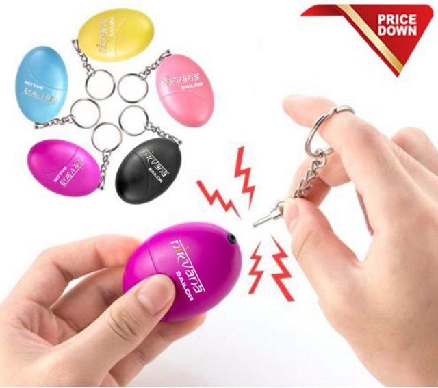 PINK Self Defense Personal Security Alarm, AntiAttack Protect Alert