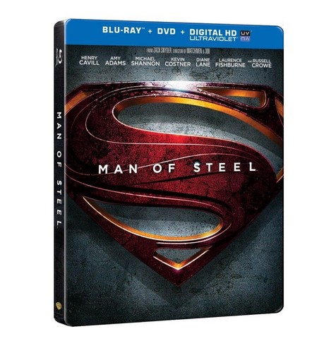 Man of Steel 2013 Blu-ray + DVD + numérique. Steelbook. Warner Bros. EXCLUSIF NEUF !
