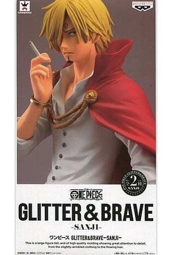 Sanji Whole Cake Island with Cloak One Piece Glitter & Brave SANJI Male Figure