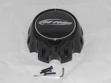 NEW PRO COMP ALLOYS 8 LUG GLOSS SHINY BLACK WHEEL RIM CENTER CAP 3319 AEWC