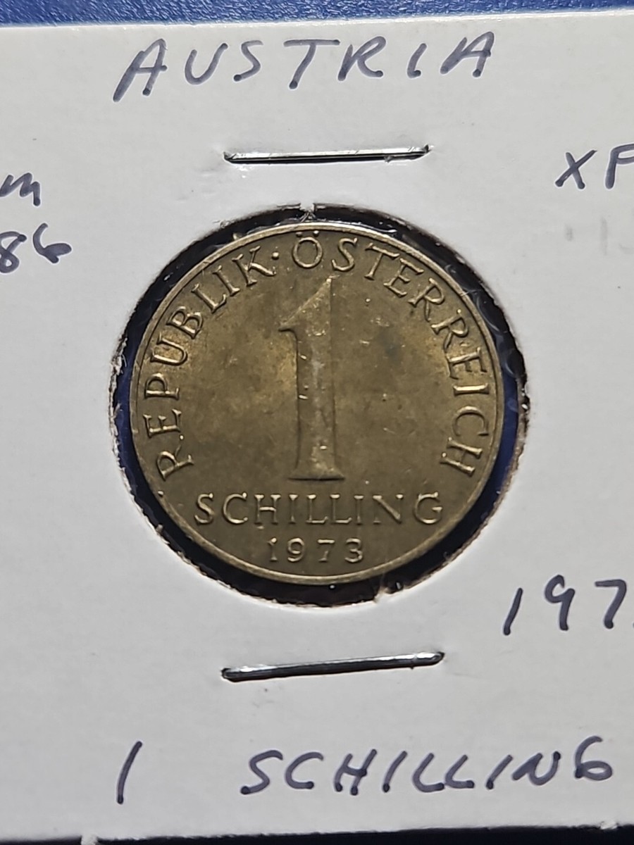 1973 Austria 1 One Schilling (KM.#2886) | eBay