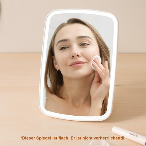 Specchio illuminato a LED specchio per trucco con illuminazione LED dimmerabile specchio per trucco - Foto 10 di 12