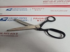 Vintage Wiss Model CB9 Large / Heavy Duty 9" Pinking Shears Made in USA