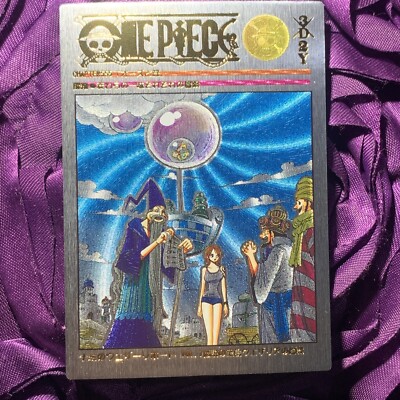 Nami ONE PIECE Animal Theatre ACG Anime Goddess Waifu Holo Card Silver