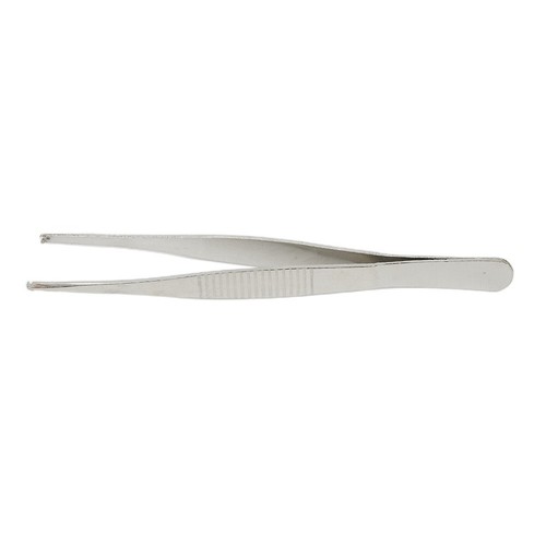 Toothed Tweezers Silver Stainless Steel Toothed Tweezers 125mm / 5Inch - Picture 7 of 23
