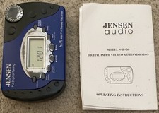 Jesen PLL Digital Tuning Hi/Fi AM/FM Stereo Receiver SAB-50 w/Instructions Works