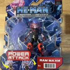 He-Man The Masters of The Universe RAM MA'AM Power Attack Action Figure NIB