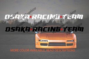 Osaka Racing Team Windshield Decal Car Sticker Banner Graphics Jdm Sun Visor Ebay