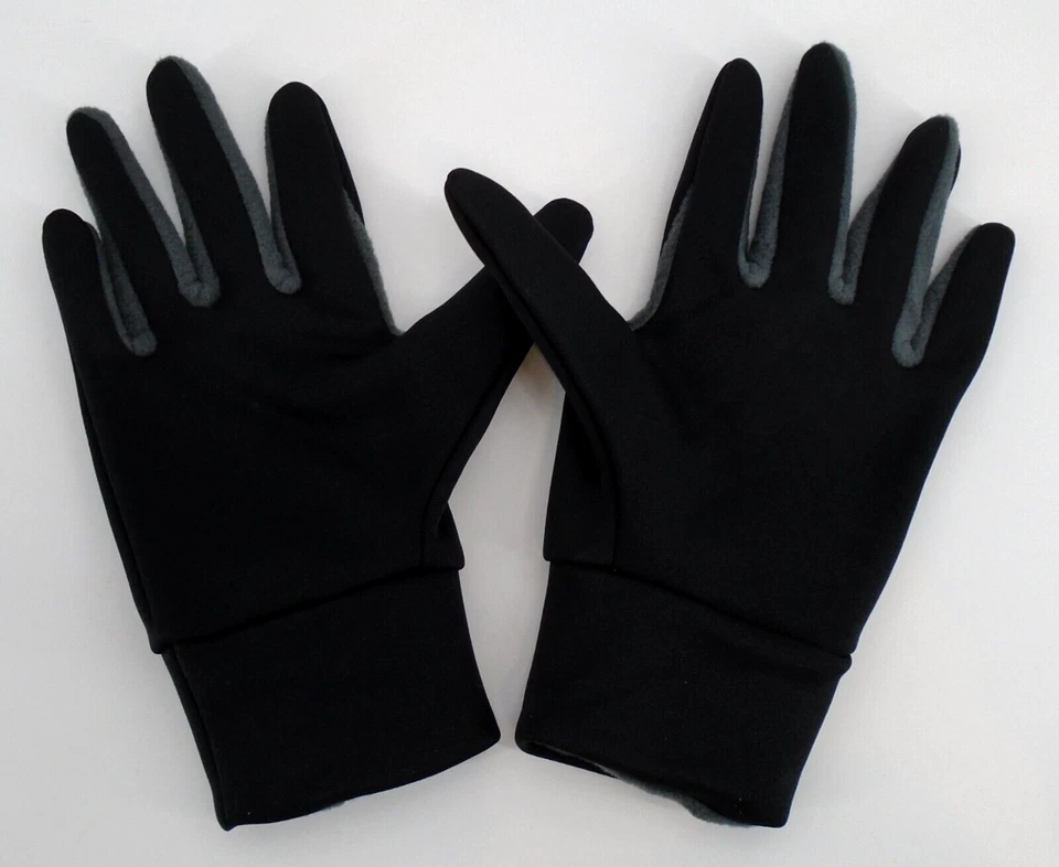 Guantes térmicos Nike para hombre adulto S/M para correr negros/plateados Foto 4 de 4