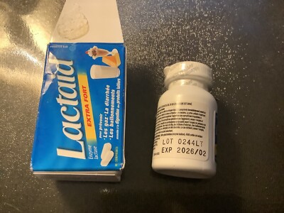 Lactaid Extra Strength Chewable Tablets 40 Ct EXP 2026