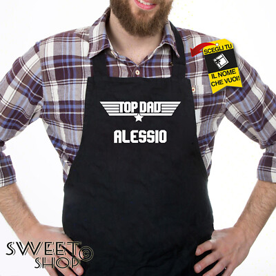 kitchen apron TOP DAD CUSTOM NAME FEAST POPE'IDEA BIRTHDAY GIFT 