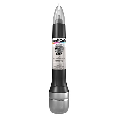 Dupli-Color AFM0413 Ford White Platinum Tricoat Scratch Fix All-In-1 Pen Code UG