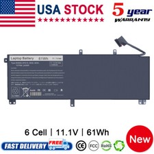 Battery For Dell XPS 9530 Precision M3800 T0TRM 245RR 0H76MY H76MV Y758W 7D1WJ