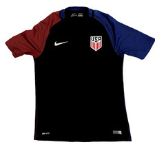 Nike 2016 USA USMNT Jersey Men's Medium Black DriFIT Authentic