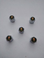 Set Of 5 Wheel Tire Caps Air Valve Stem Cover For Saab Truck Car Free Ship