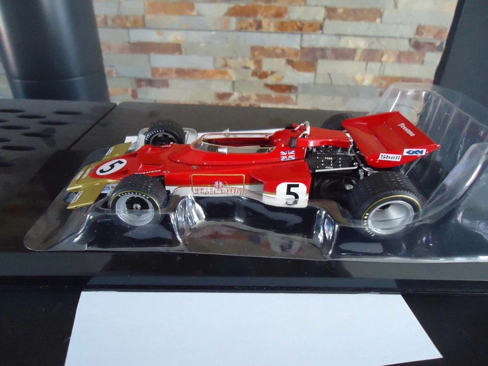 LOTUS 72C J.RINDT 1970 1/24 collection presse sans boite - Photo 3/4