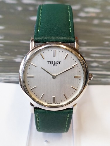 TISSOT QUARTZ SILVER DIAL TKM-JA SWISS MEN'S FULL WORKING MINT CONDITION VINTAGE