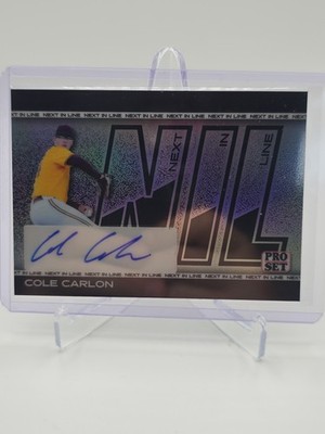 2026 Pro Set Metal Cole Carlon NIL Auto 16/25