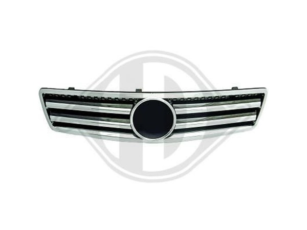 KüHlergrill Komplett FüR Db W129 1989-1998 Chrom/Schwarz-image