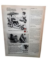 1967 Ban Deodorant & Fujica Camera Ad Two Ads One Page Vintage Print