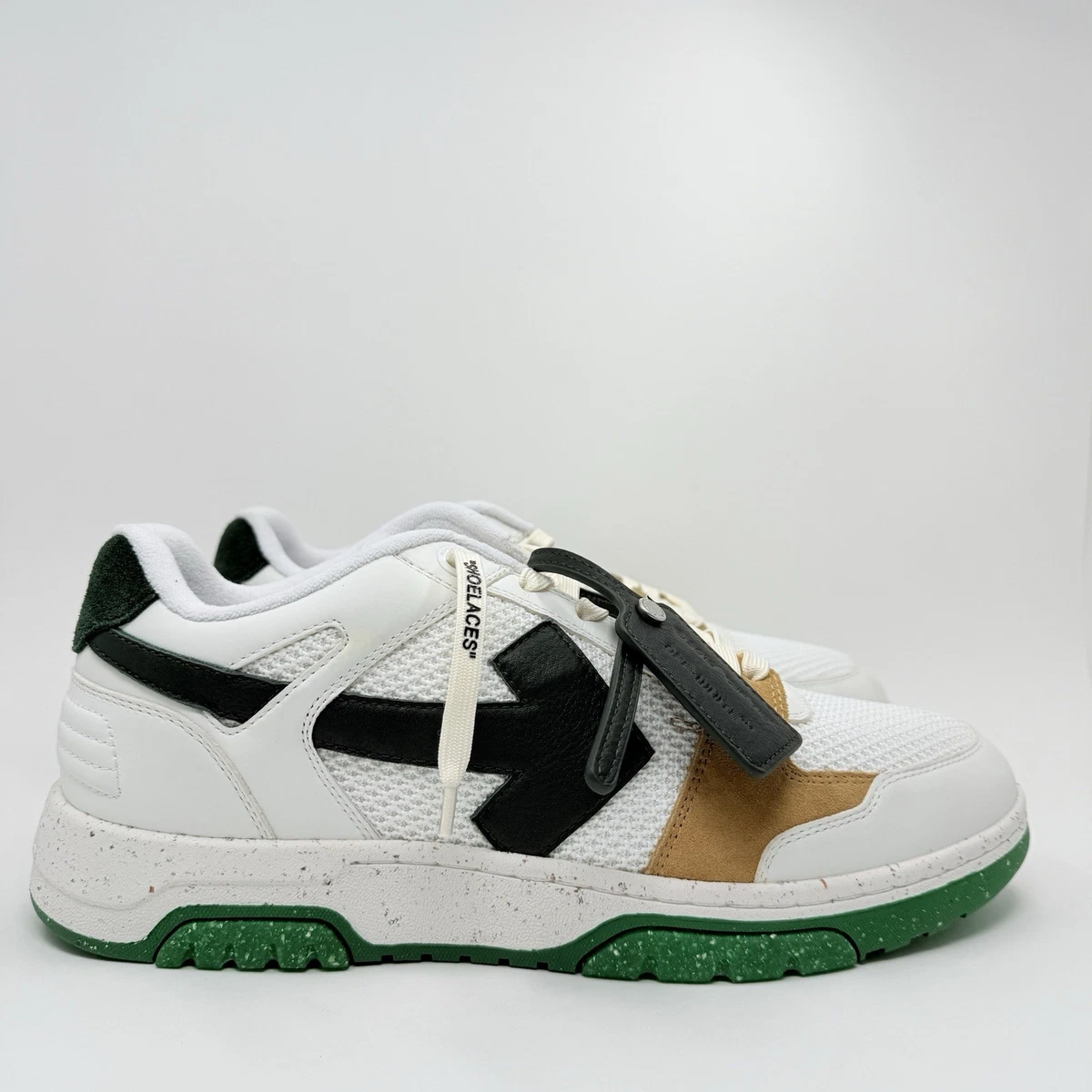 超美品 サイズ42 off-white out of office スニーカー Off-White Out of Office Low Black Green for sale | eBay