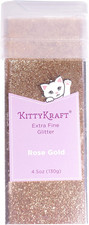 4.5Oz 130G Extra Fine Glitter Single Rose Gold 