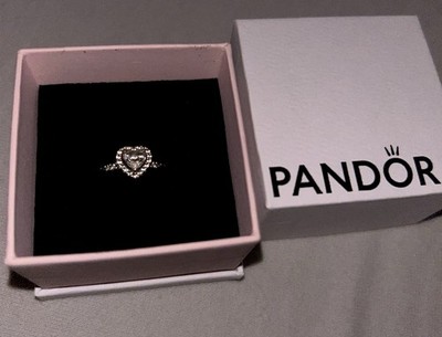 Pandora Herzring In Silber Größe 50 925 Sterling Silber