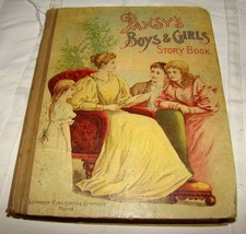 Product Image: Antique 1896 Pansy's Boys & Girls Story Book Mrs GR Alden Illustrated Children's
