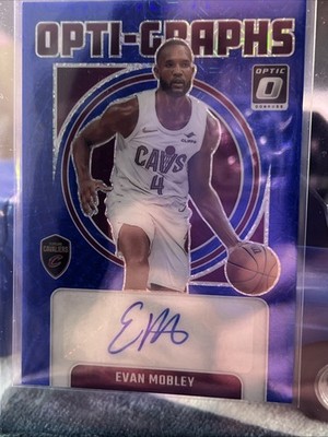 2024-25 Panini Donruss Optic Opti-Graphs Evan Mobley #OG-MOB /24 Blue