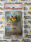 2025 Pokemon Prismatic Evolutions #074 Eevee Poke Ball Reverse Holo PSA 9