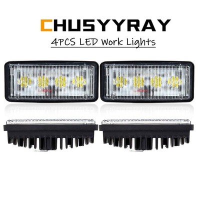 4X Headlight Led Hood Light For Deere 4050 4250 #RE306510 R161288 RE37450