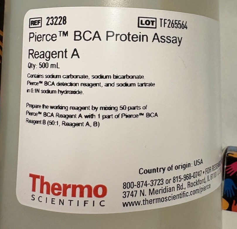 Thermo Scientific- Pierce BCA Protein Assay Kit; Reagents A/B + Albumen Standard