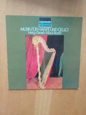 Helga Storck Klaus Storck Musik Für Harfe und Cello LP Telefunken 