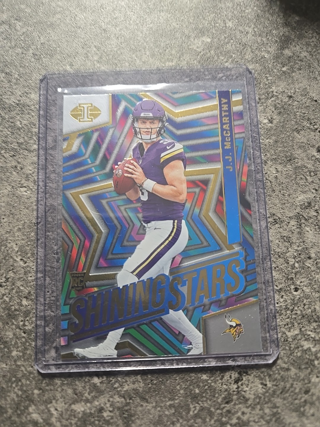 2024 Panini Illusions Shining Stars JJ McCarthy Rookie Card RC