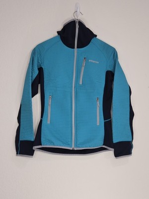 Patagonia Dual Aspect Hoody Jacket Epic Blue Size S Womens