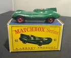 Vintage Original Boxed Lesney Matchbox #41 D Type Jaguar Die-Cast Car