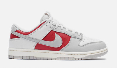 Nike Dunk Low Light Iron Ore Gym Red HJ9093-030 Mens Shoes New