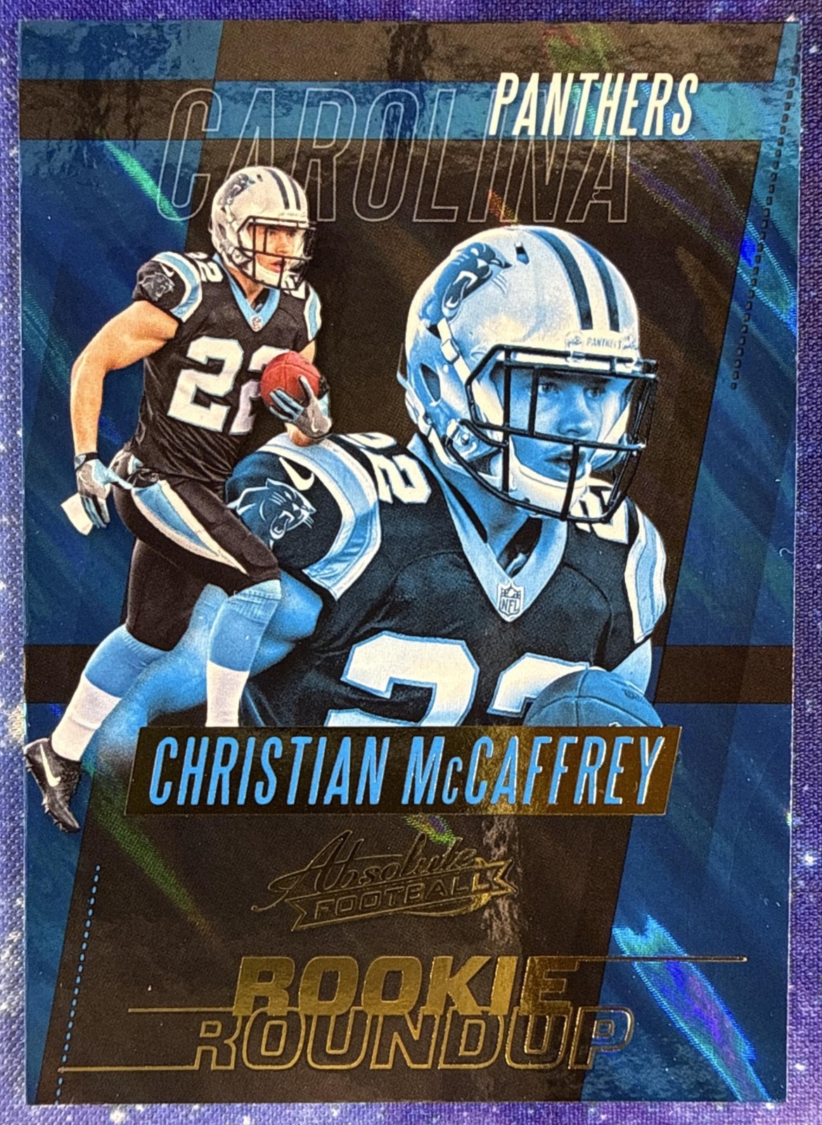 2017 Panini Absolute Christian McCaffrey Rookie Roundup Retail #34 RC Panthers