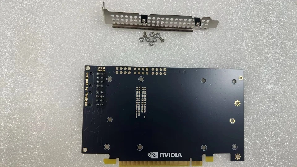 SXM2 To PCIE Adapter Board Supports Nvidia Tesla P100 V100 16GB 32GB w/bracket - Image 2 of 2